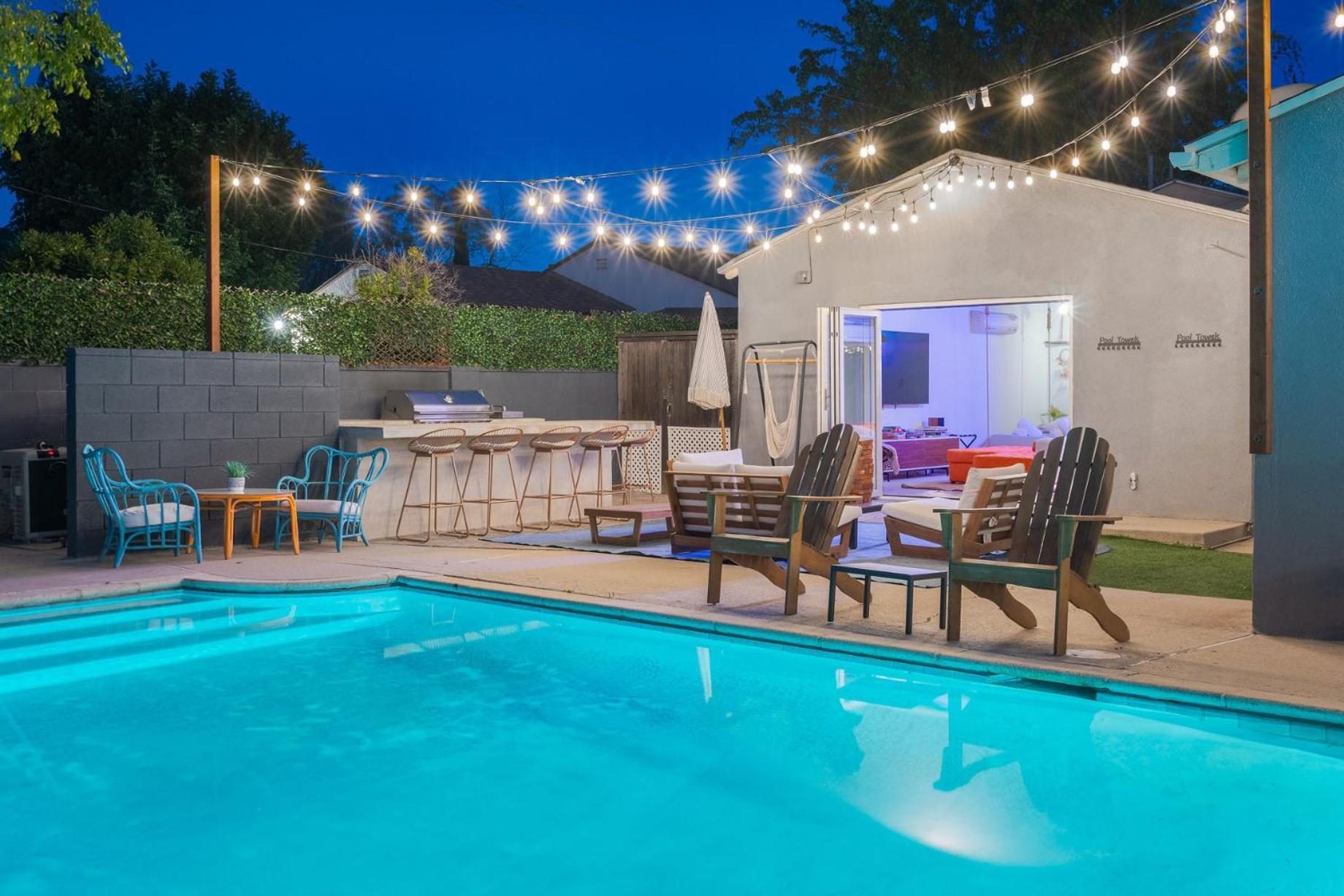 Angel&Rose Universal Hollywood Heated Pool House King Bed Los Angeles Exterior foto
