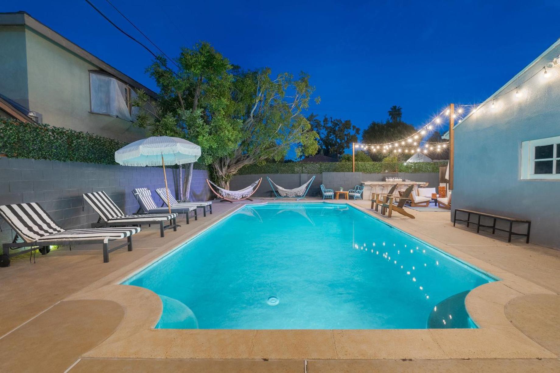 Angel&Rose Universal Hollywood Heated Pool House King Bed Los Angeles Exterior foto